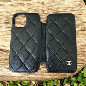 Channel (Rare) folio phone case (Fits iPhone X / XS /iPhone  14 Pro) and below